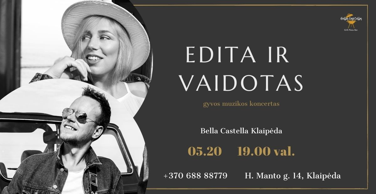 Edita ir Vaidotas (gyvos muzikos vakaras)