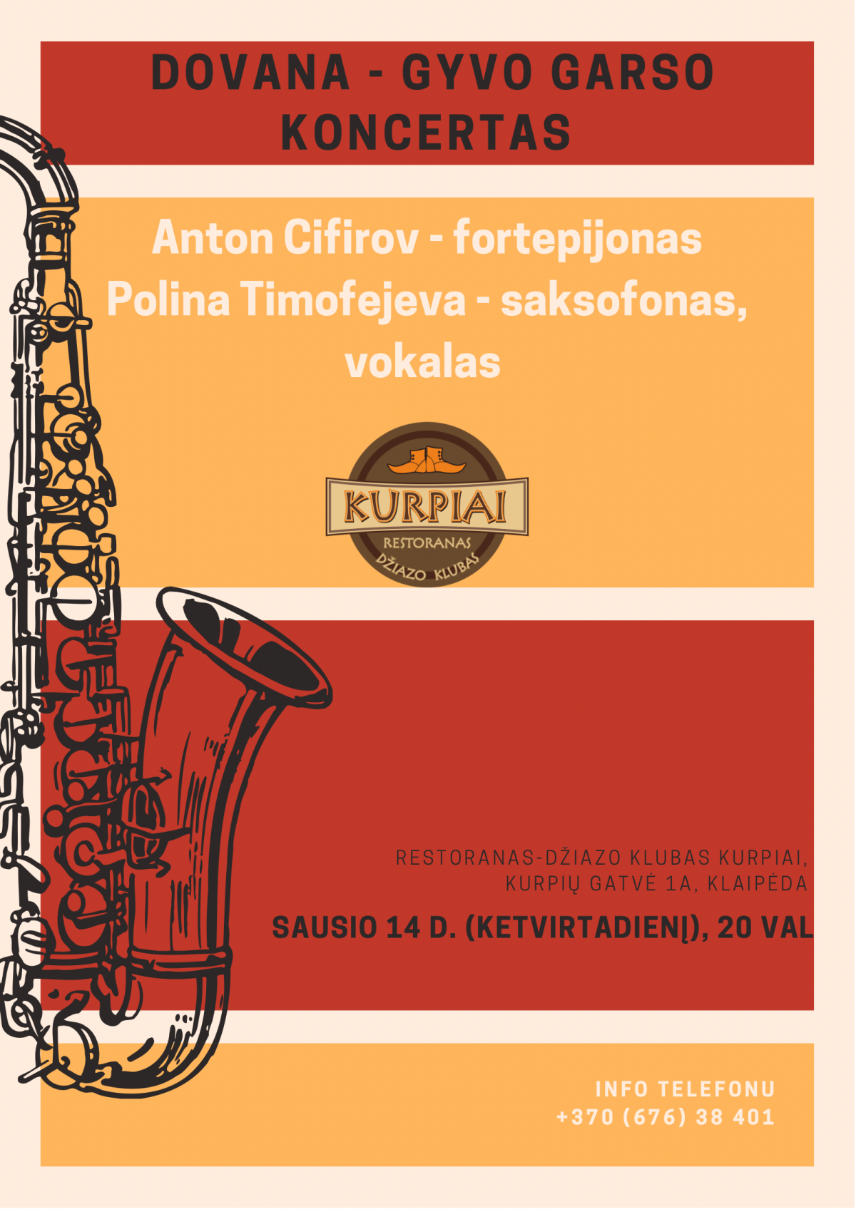 Gyvo garso koncertas - Anton & Polina