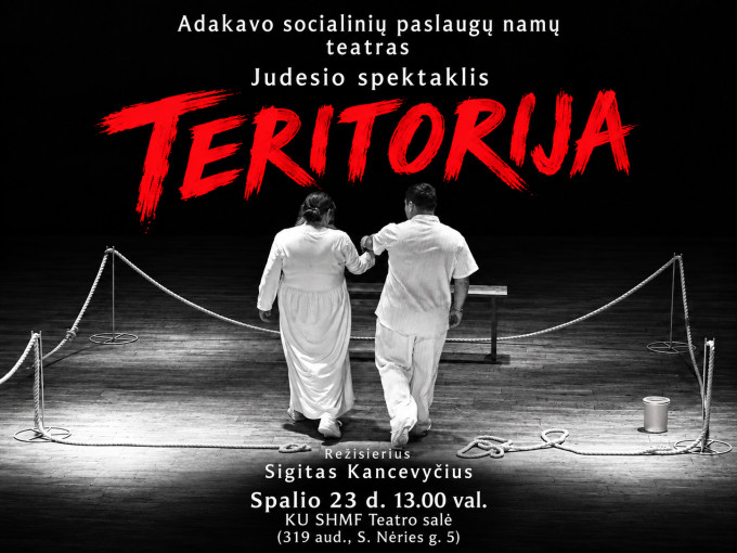 Renginio nuotrauka, Judesio spektaklis „Teritorija“ | Adakavo socialinių paslaugų namų teatras