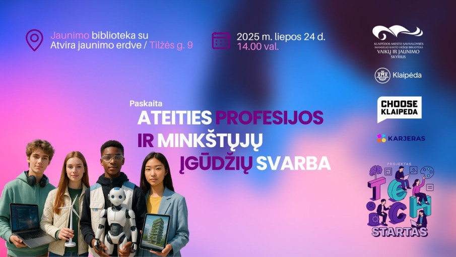 Renginio nuotrauka, Paskaita „Ateities profesijos ir minkštųjų įgūdžių svarba“