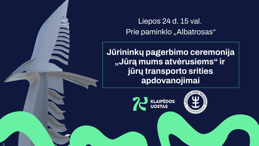 Renginio nuotrauka, Jūrininkų pagerbimo ceremonija „Jūrą mums atvėrusiems“