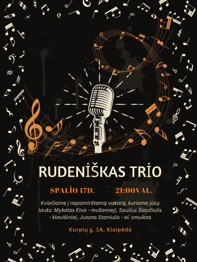 Renginio nuotrauka, “Rudeniškas Trio” | Kurpiai