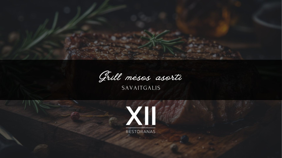 Renginio nuotrauka, XII Grill mėsos asorti vakarienė