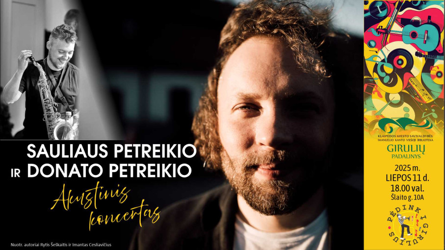 Renginio nuotrauka, Sauliaus Petreikio ir Donato Petreikio svaiginanti akustinė kelionė