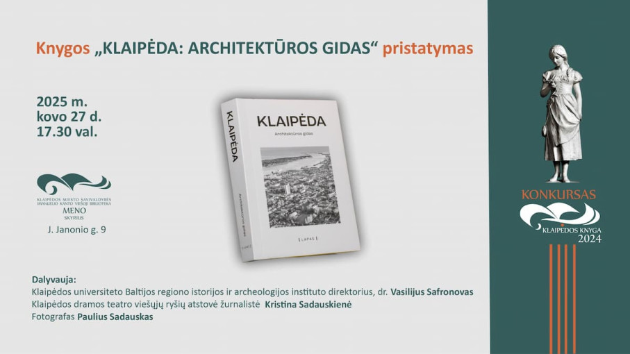 Renginio nuotrauka, Knygos „Klaipėda: architektūros gidas“ pristatymas