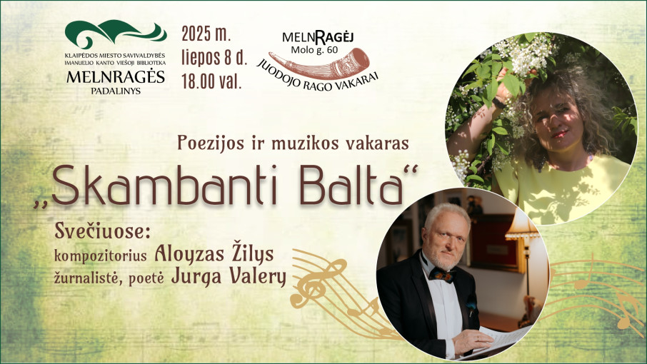 Renginio nuotrauka, Poezijos ir muzikos vakaras „Skambanti Balta“