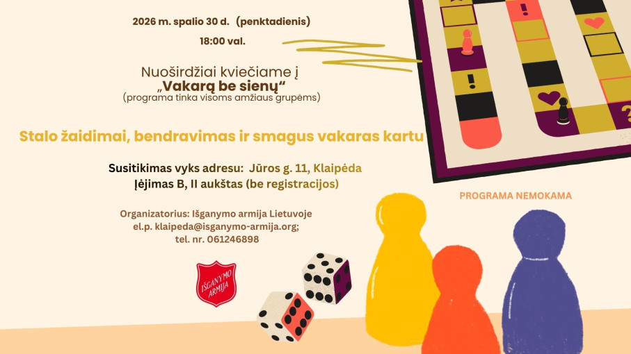 Renginio nuotrauka, Vakaras be sienų - Stalo žaidimo vakaras
