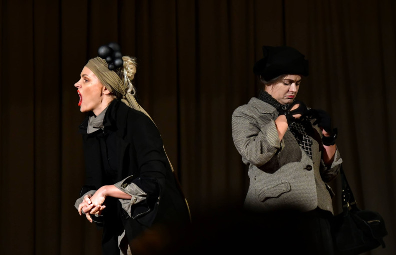 Klaipėdos pilies teatras. „Dvi poniutės į Šiaurės pusę"