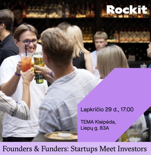 Renginio nuotrauka, Founders & Funders: Startups Meet Investors