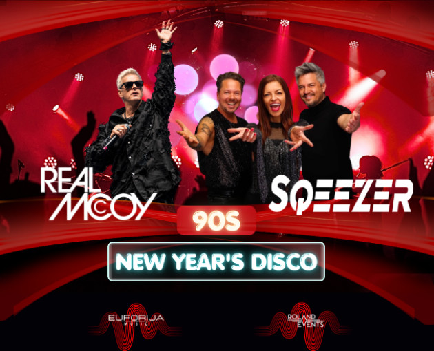 Renginio nuotrauka, REAL MCCOY x SQEEZER: 90’s NEW YEAR’S DISCO