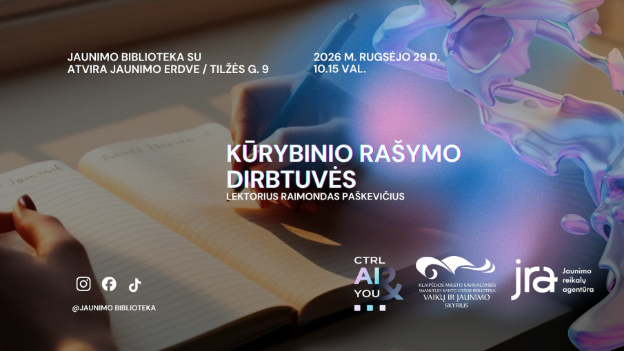 Kūrybinio rašymo dirbtuvės su Raimondu Paškevičiumi