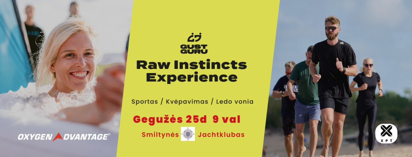 Raw Instincts Experience +  LEDO VONIA 🧊 Smiltynės jachtklube ❗️