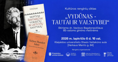 Vydūnas – tautai ir valstybei
