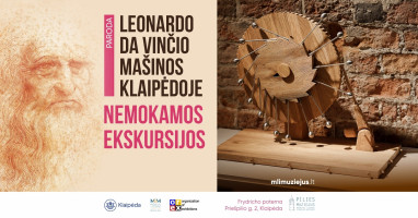Nemokamos ekskursijos su gidu. Paroda „Leonardo da Vinčio mašinos“
