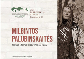 Milgintos Palubinskaitės pirmosios knygos „Abipus ribos“ pristatymas