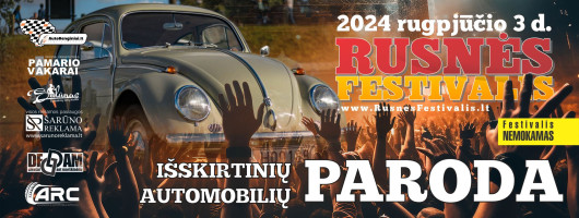 Išskirtinių automobilių paroda – Rusnės festivalis 2024