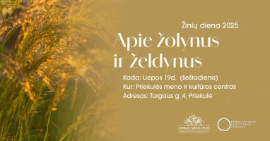 Konferencija "APIE ŽOLYNUS IR ŽELDYNUS" Priekulėje
