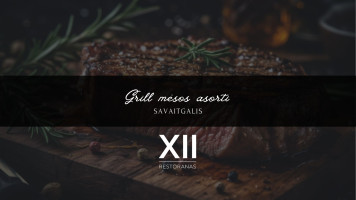 XII Grill mėsos asorti vakarienė