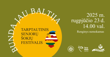 Tarptautinis senjorų šokių festivalis „Bunda jau Baltija“