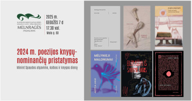 2024 m. poezijos knygų-nominančių pristatymas