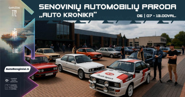 Senovinių automobilių paroda „AUTO KRONIKA“