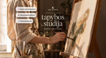 Tapybos vakaras suaugusiems – ART ROOM