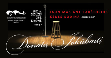 Jaunimas „Ant karštosios kėdės“ sodina rūstų gidą – Donatą Jokūbaitį