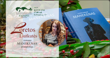 Loretos Liutkutės romano „Manekenas“ pristatymas