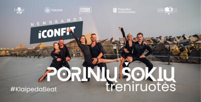 #KlaipedaBeat Nemokamos porinių šokių pamokos