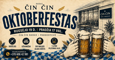 „Oktoberfestas“ Klaipėdoje: „Čin Čin“ ramybė atšaukiama