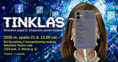 Spektaklis „Tinklas“ | Klaipėdos universiteto studentų teatras