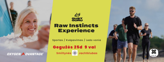 Raw Instincts Experience +  LEDO VONIA 🧊 Smiltynės jachtklube ❗️
