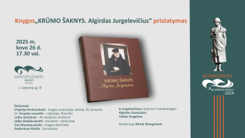 Knygos „Krūmo šaknys. Algirdas Jurgelevičius“ pristatymas