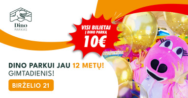 𝗚𝗜𝗠𝗧𝗔𝗗𝗜𝗘𝗡𝗜𝗦!!!!!!! 𝗗𝗶𝗻𝗼 𝗽𝗮𝗿𝗸𝘂𝗶 𝗷𝗮𝘂 𝟭𝟮 𝗺𝗲𝘁ų!!!
