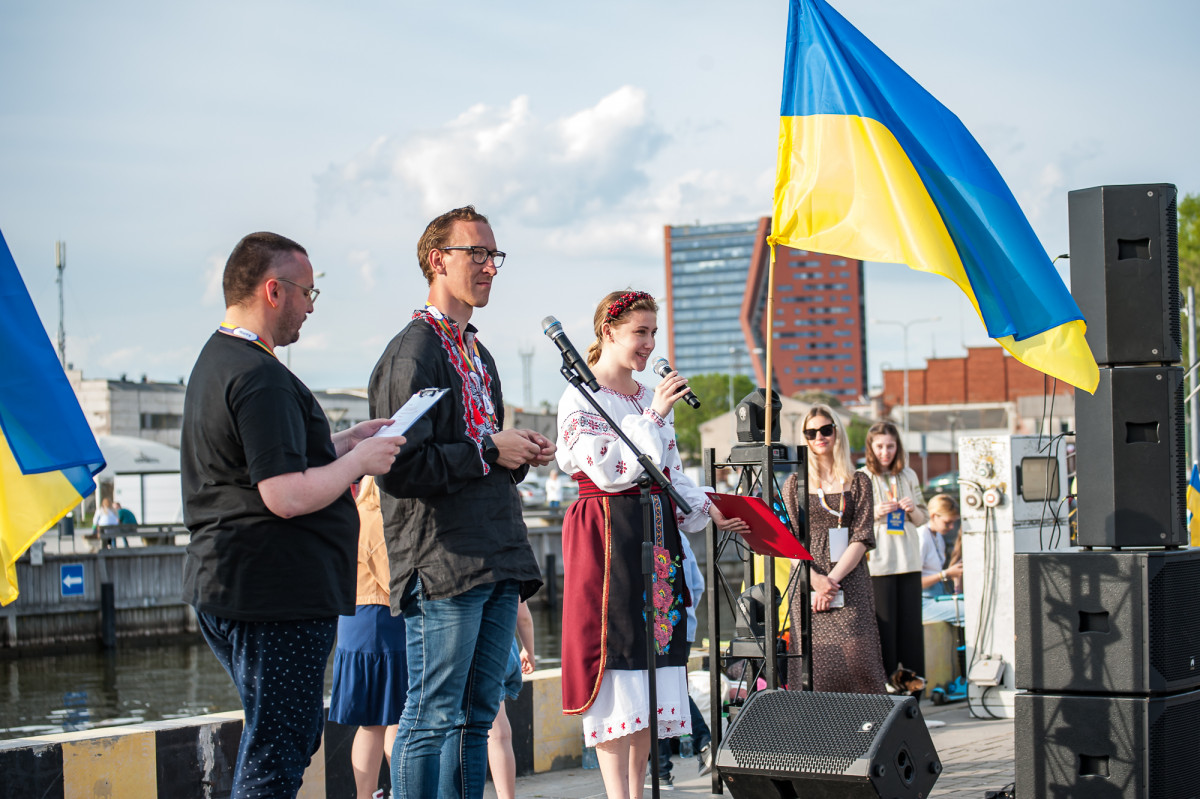 Ukrainos palaikymo mitingai, grįžta į Klaipėdą