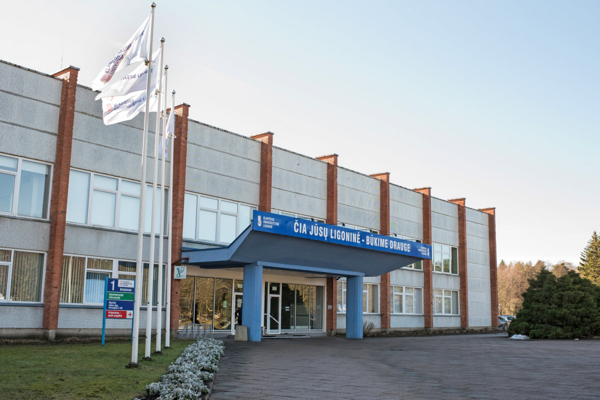 Klaipėdos universitetinei ligoninei skirtos lėšos infekcinių ligų korpuso renovacijai