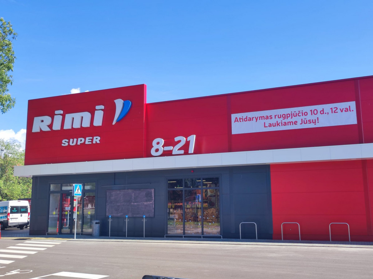 Ketvirtadienį Klaipėdoje duris atvers nauja „Super market“ formato „Rimi“ parduotuvė