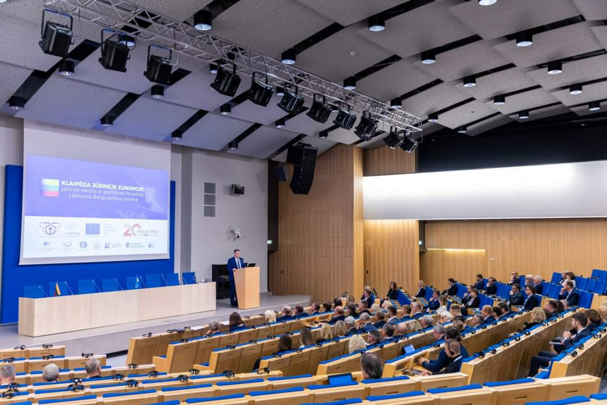 Jūrinio verslo ir politikos forume Seime – išsakyti verslo ir mokslo lūkesčiai