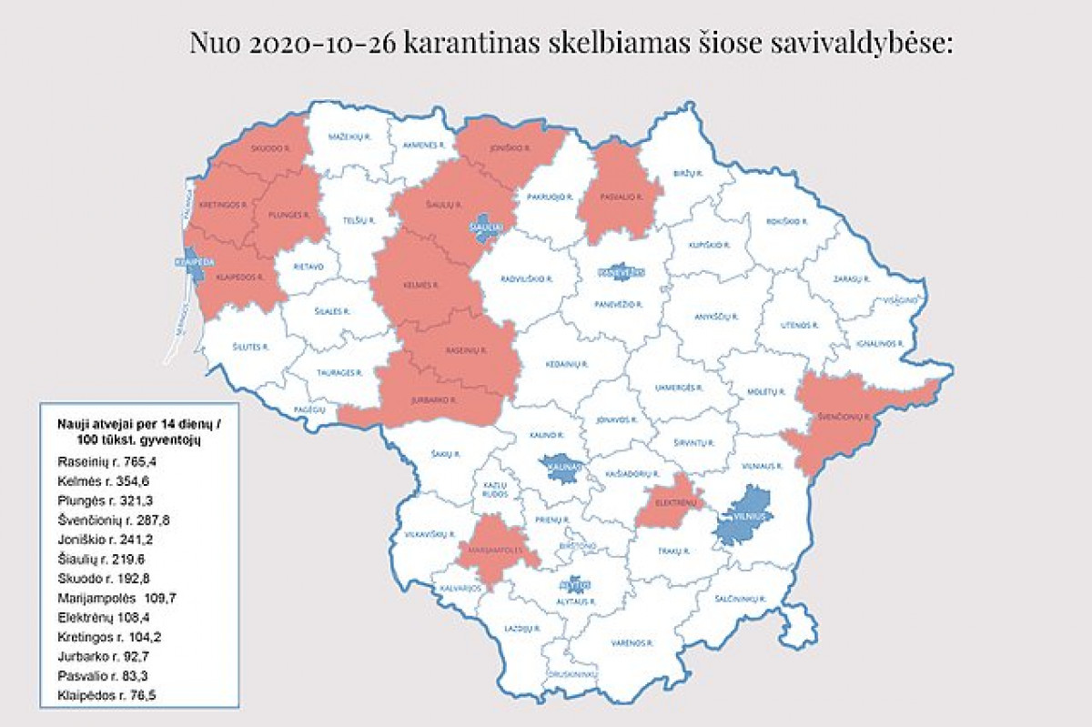 Karantinas Klaipėdos rajone: kokie bus ribojimai ir ką tai reiškia rajono gyventojams