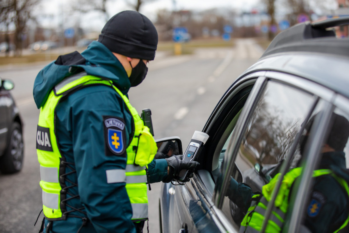 Klaipėdos apskrityje reidų metu policininkams įkliuvo net 19 neblaivių vairuotojų