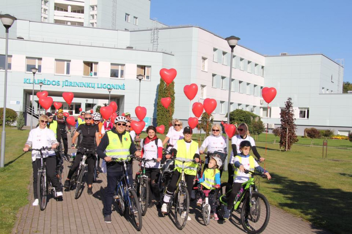 Klaipėdos jūrininkų ligoninė kviečia į 16-ąjį dviračių žygį