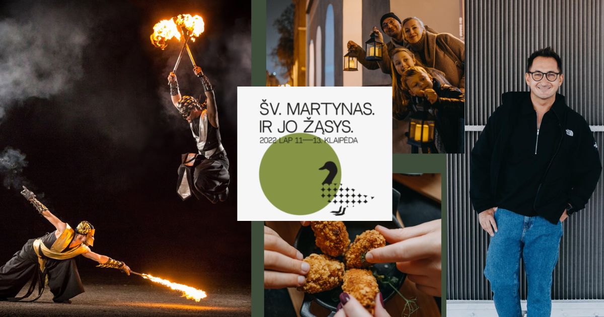 Klaipėdos Martyno šventėje - susitikimas su Orijumi , teatralizuotos ekskursijos, ugnies šou bei išskirtiniai patiekalai
