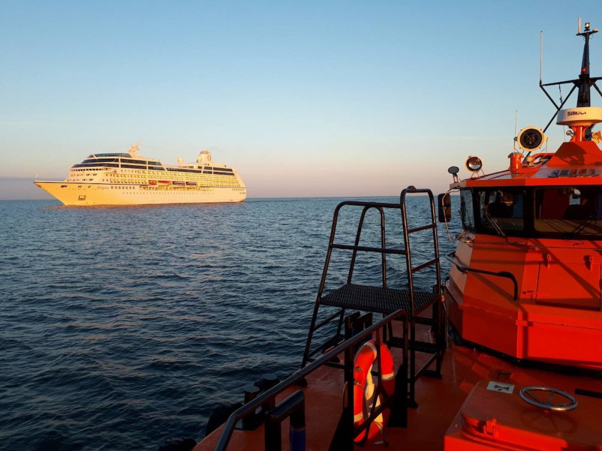 Šįryt į Klaipėdą įplaukė 180 metrų ilgio kruizinis laineris „Insignia"