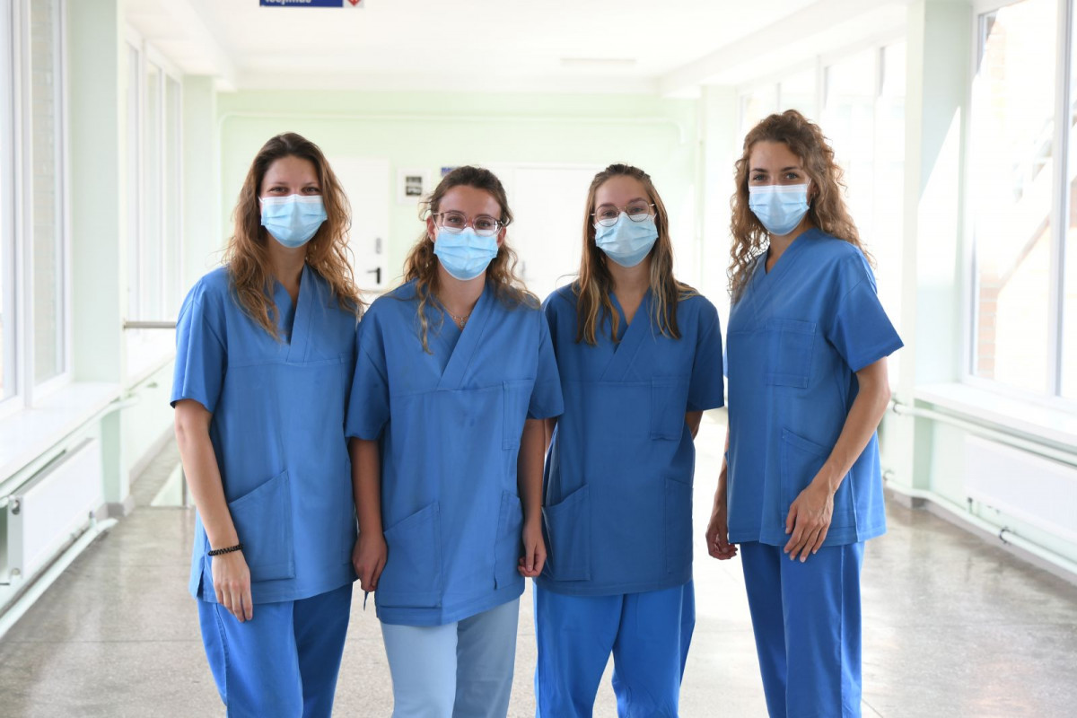 Klaipėdos universitetinėje ligoninėje - praktikančių iš Prancūzijos desantas