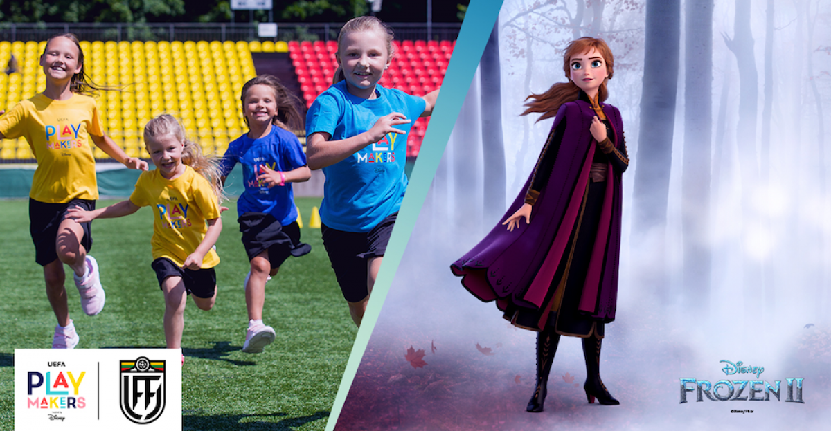 Lietuvos futbolo federacija kviečia mergaites dalyvauti UEFA „Playmakers“ projekte