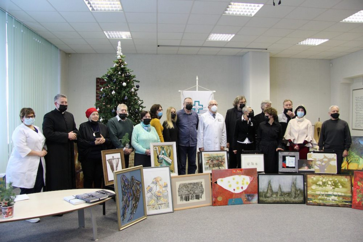 Klaipėdos jūrininkų ligoninę jau 25-ąjį kartą pasiekė menininkų dovanos