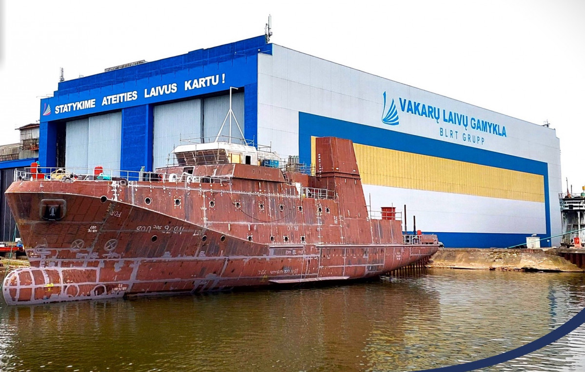 Klaipėdos laivų staytojų komanda įgyvendino dar vieną svarbų projektą