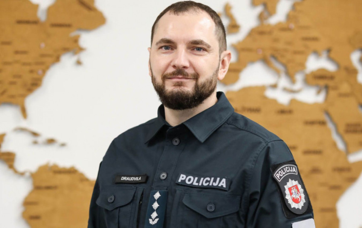 Policijos generalinio komisaro pavaduotoju laikinai paskirtas Tauragės aps. VPK viršininkas Marius Draudvila