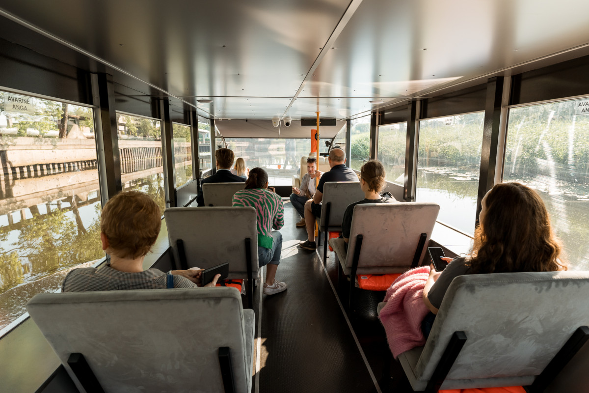 Šeštadienį – paskutinė proga šiais metais pasiplaukioti Klaipėdos vandens autobusu