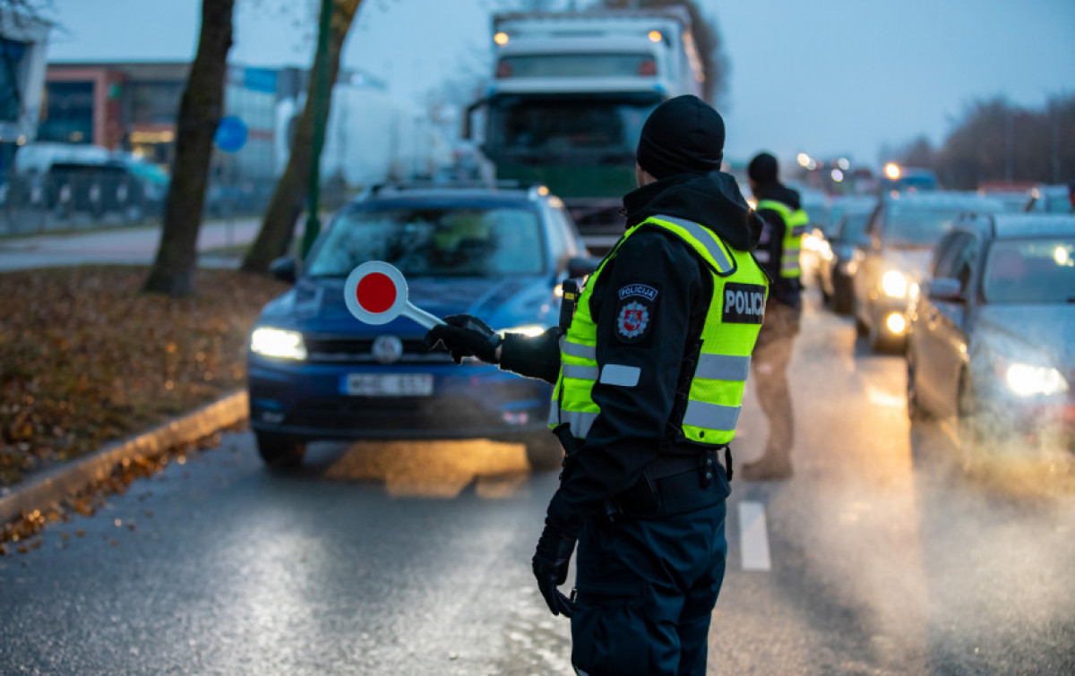 Per savaitę Klaipėdos kelių policijos pareigūnai nustatė 14 neblaivių vairuotojų